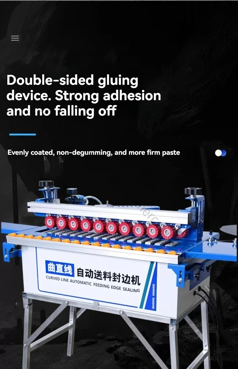 

1pc Woodworking Bending and Straightening Dual-purpose Board Feeding Multifunctional Irregular Edge Banding Machine