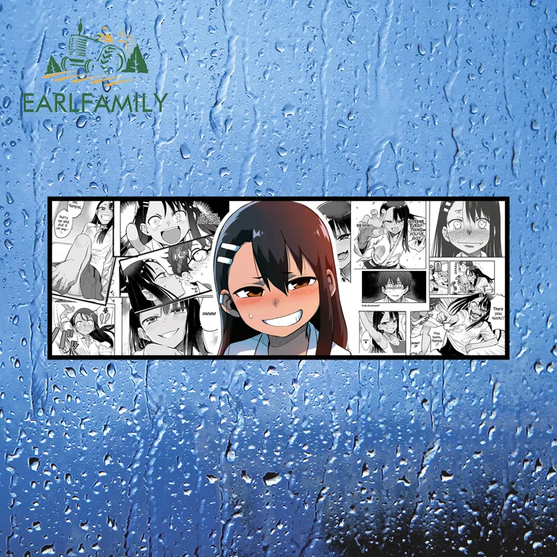 

EARLFAMILY аниме Peek Slap караван автомобильные наклейки граффити виниловая наклейка для автомобиля креативный мотоцикл забавные аксессуары для автофургонов JDM