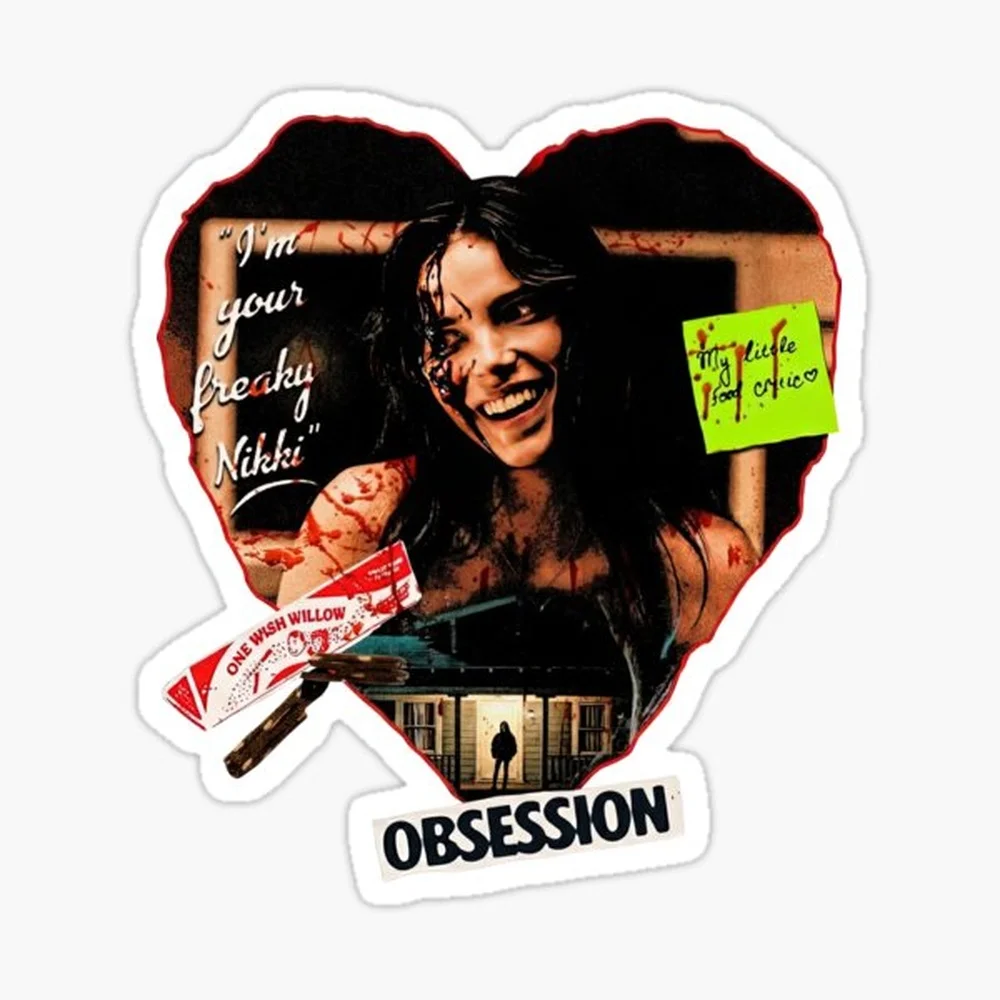 

Freaky Nikki Obsession 2026 Sticker for Laptop Decor Bedroom Car Cute Cartoon Art Fashionable Public Suitcase