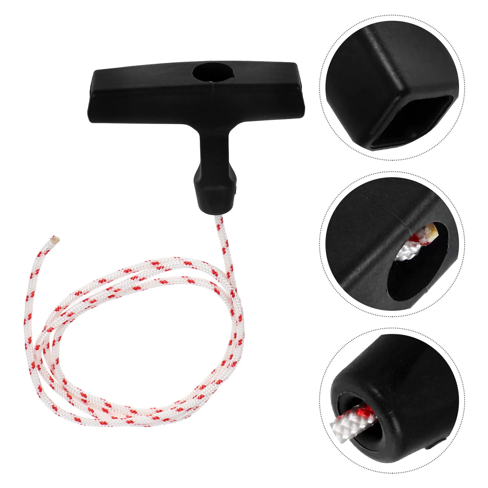 

2pcs Starter Pull Rope Heavy Duty Long Plastic Cord Replacement for Lawn Mower Engine Handle Adjustable Sturdy Easy Installation