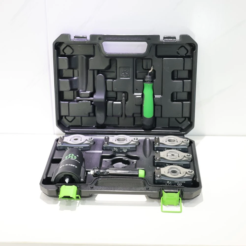 أداة توسيع الأنابيب ST-519FT متعددة الاستخدامات - وضع يدوي مع مقبض مريح ومثقاب كهربائي متوافق #5