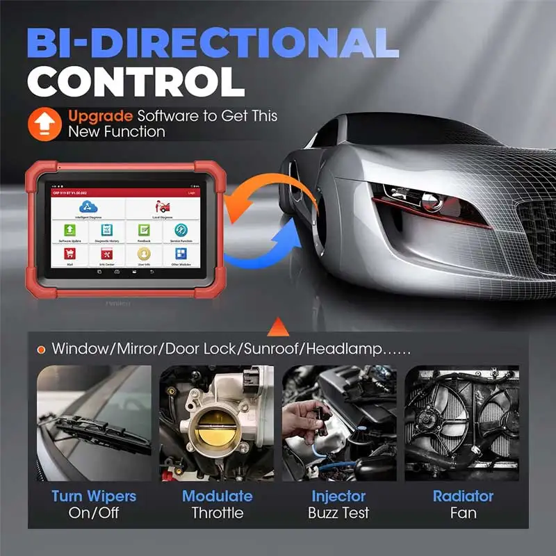 إطلاق X431 CRP919X BT سماعة لاسلكية تعمل بالبلوتوث أداة تشخيصية obd2 ماسح ضوئي للسيارة 2025 أداة تشخيص السيارات ثنائية الاتجاه
