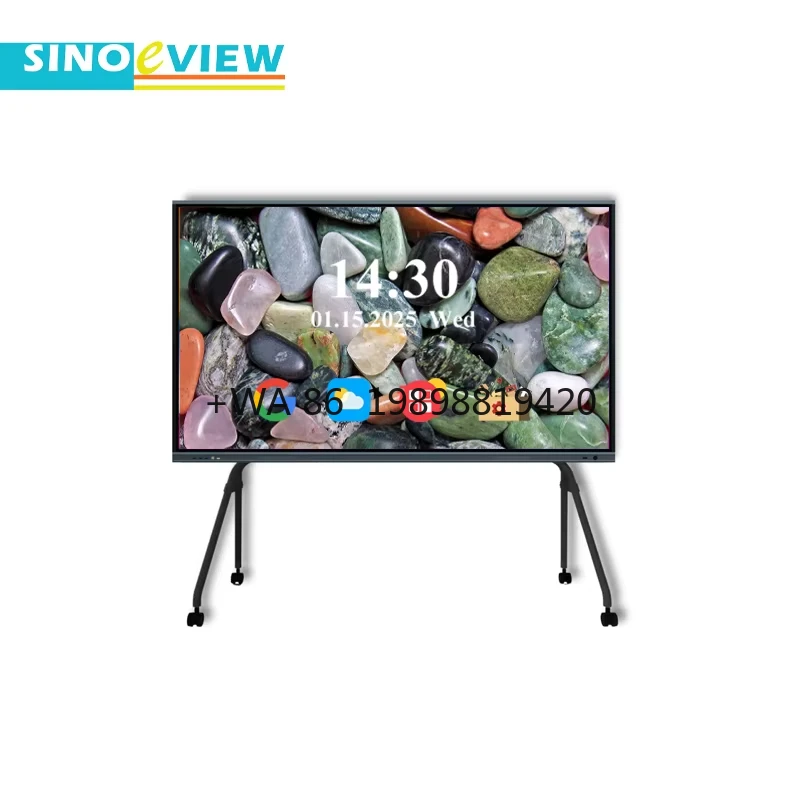 

Infrared Multi Touch Android System Interactive Flat Panel Display Tv Touch Screen Whiteboard Teaching All in One for School
