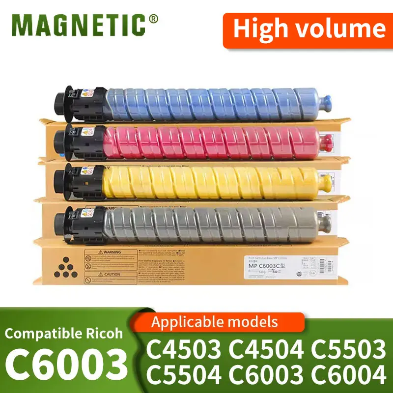 High volume MPC6003 Toner Cartridge For Ricoh MPC 4503 4504 5503 5504 6003 6004 Japan Toner MP C4503 C4504 C5503 C5504 C6004