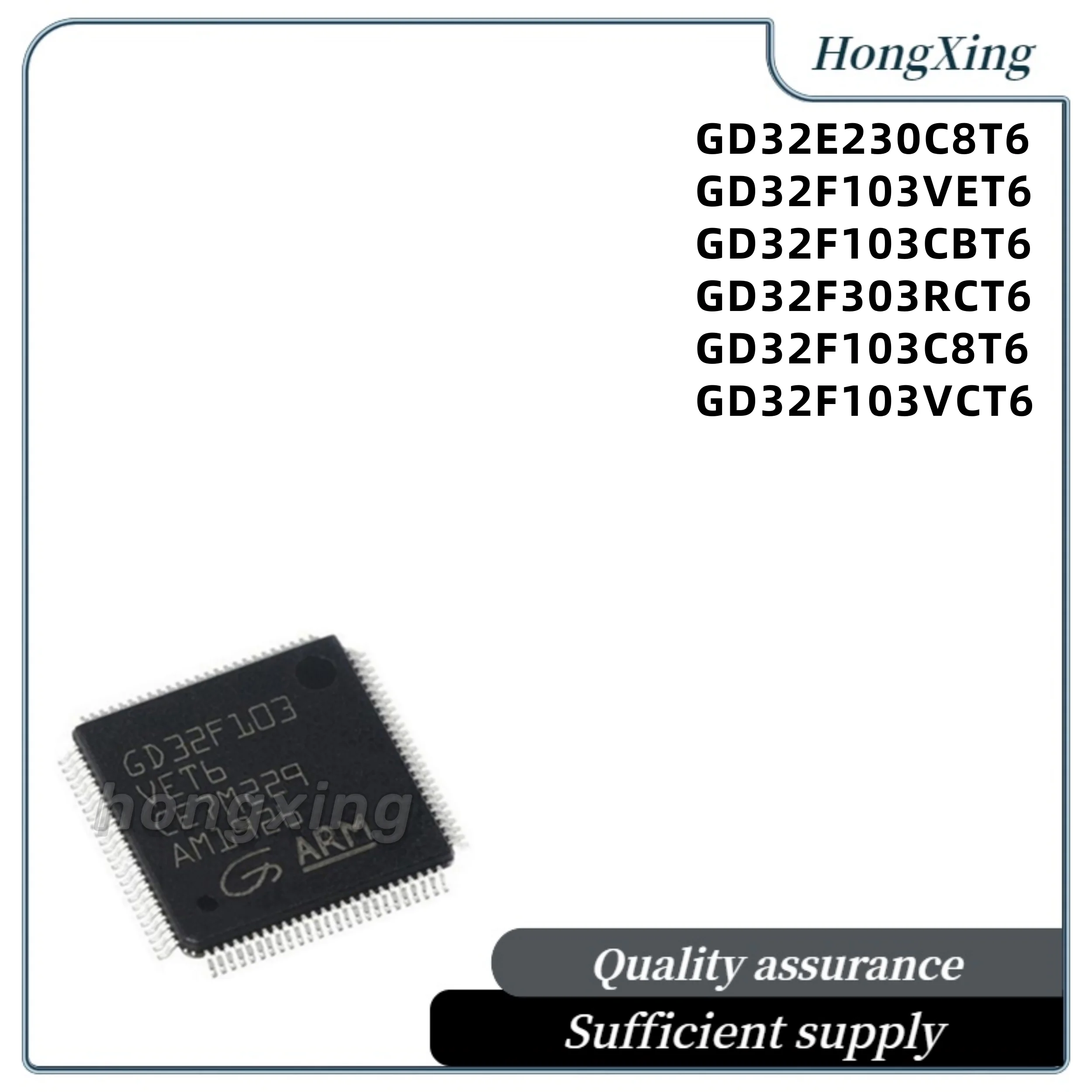 10pcs/   GD32E230C8T6 GD32F103VET6 GD32F103CBT6 GD32F303RCT6 GD32F103C8T6 GD32F103VCT6