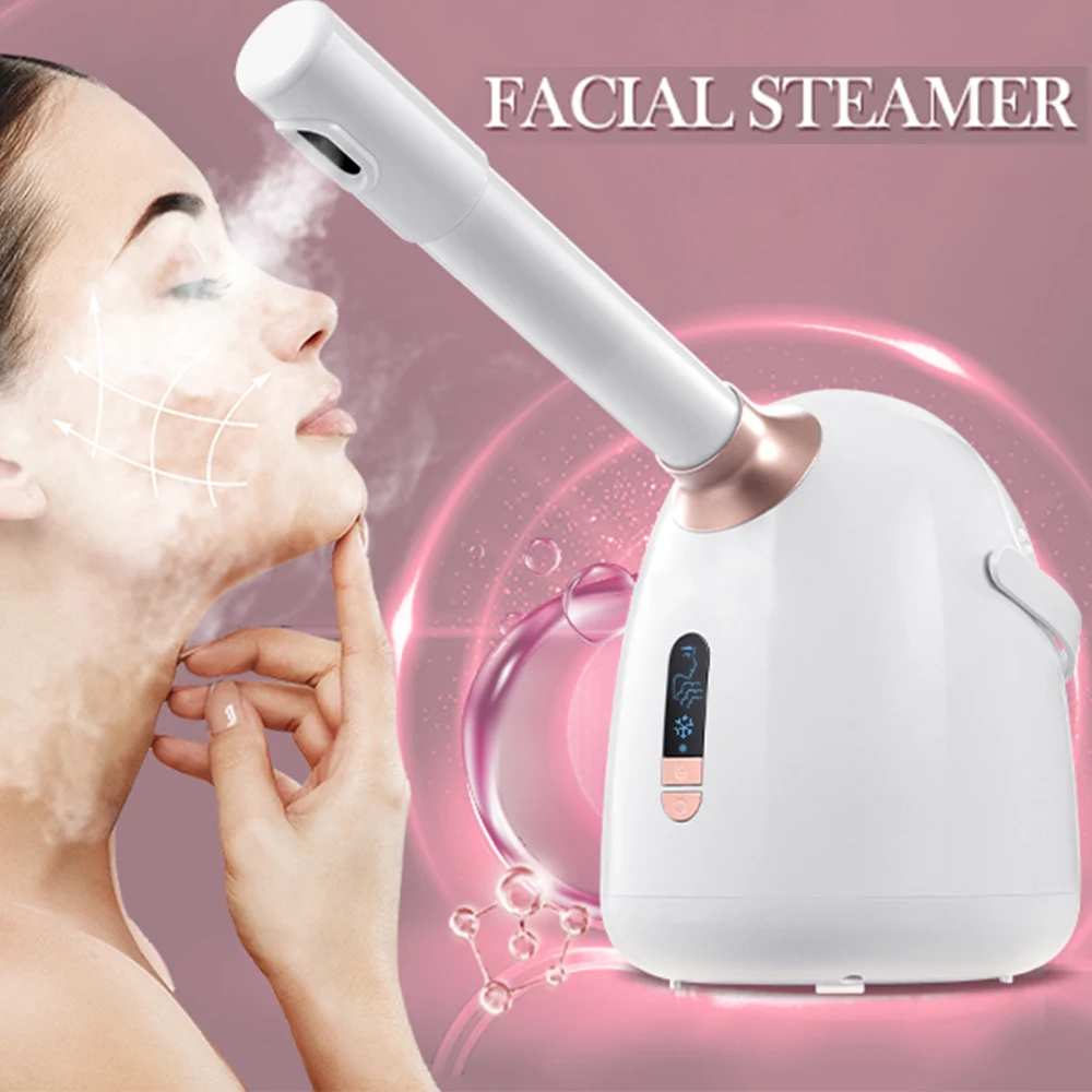 

SPA Face Steamer Nano Mist Sprayer Hot/Cool Facial Steamer For Skin Pores Cleansing Anti-aging Wrinkle Facial Humidifier