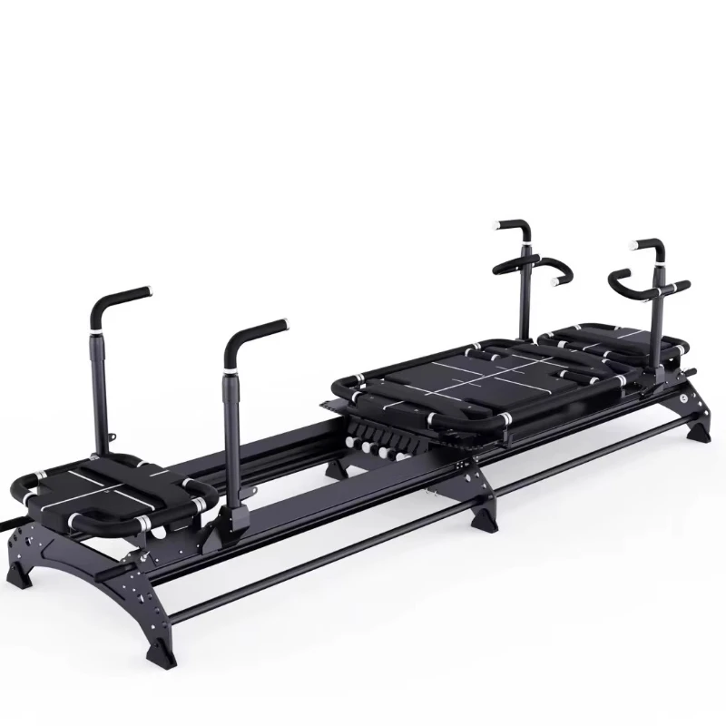 Large Durable Super Pilates Power Reformer Fitness Studio Gym Fitness Aluminum Large Core Bed Equipment