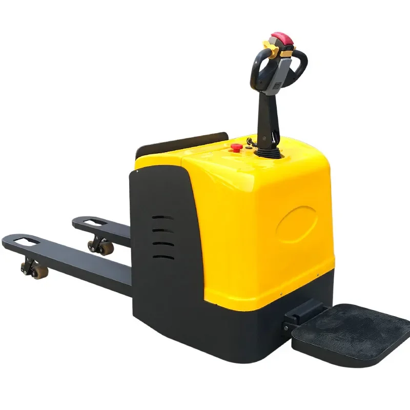 

Battery Powered 2-5 Ton Stand On Electric Jack Electric Pallet Truck With CE Certificate