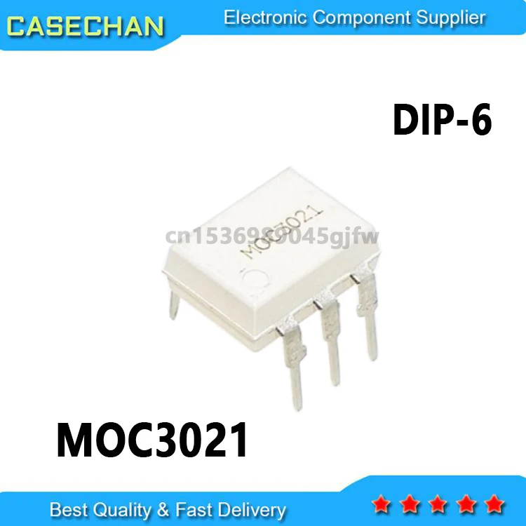 10PCS New and Original DIP6 MOC3021