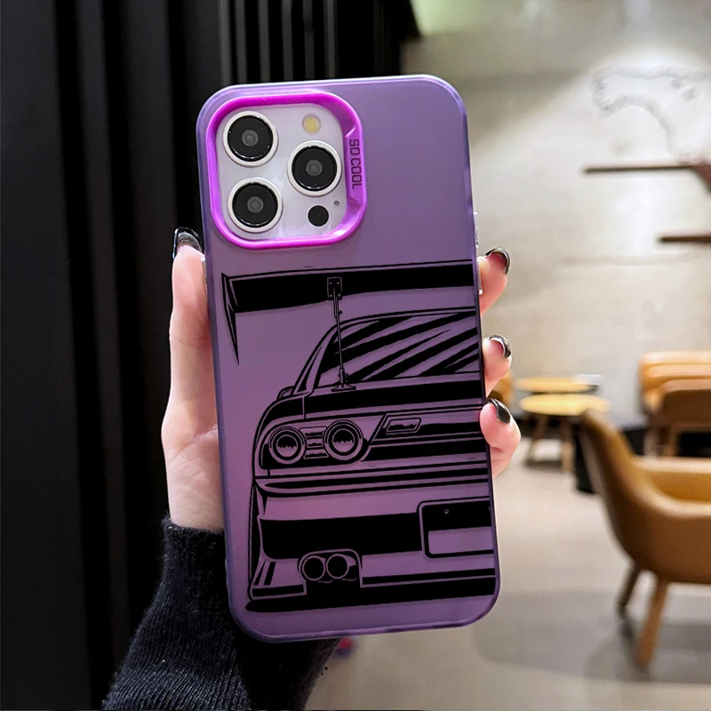 Чехол JDM Dream Car Cool Plating для Xiaomi POCO M5S 14 13 14T 13T 12T Pro 11 Lite 5G NE X6 X5 X7 X3 NFC F4 GT F5 F6 M6 Pro 4G PC