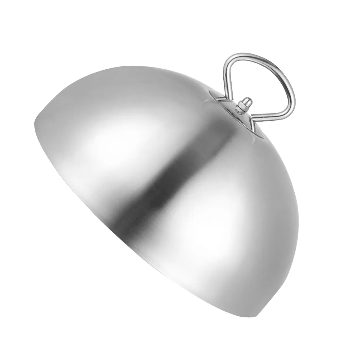 26Cm Stainless Steel Dome Lid Anti Oil Splashing Cover Rounded Edge Cooking Tool Kitchen Gadget for Home Restaurant Steak