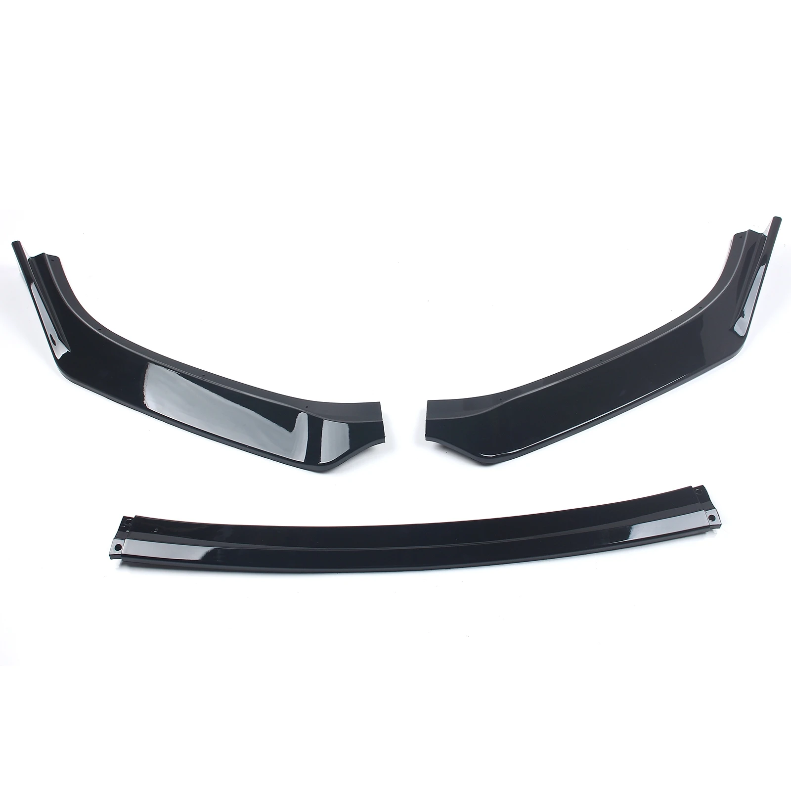 

For Mazda 6 Atenza 2020-2021 Carbon Look Front Bumper Lip Spoiler Splitter Cover Gloss Black