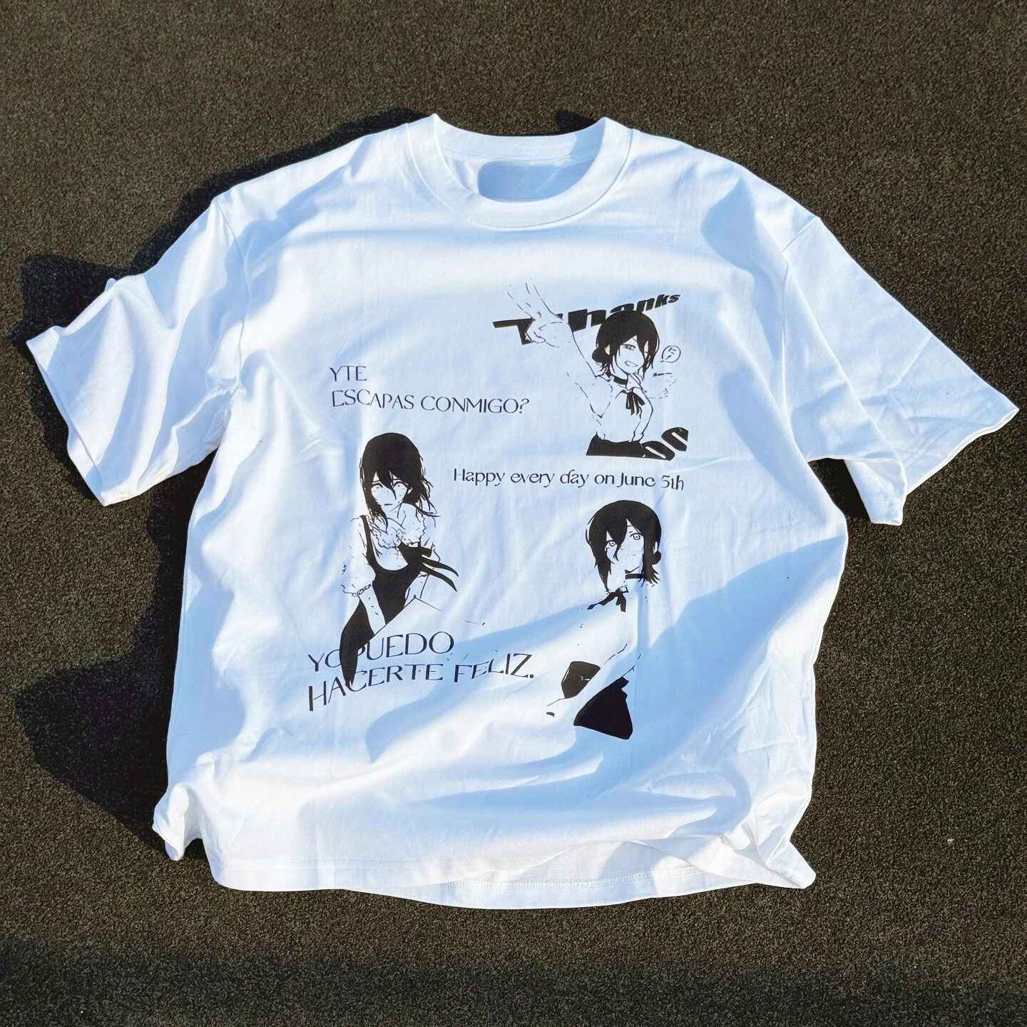 Hot Chainsaw Anime 2D Casual Shirt Y2K Trendy Casual Shirt for Non-mainstream Couples - Loose and Trendy Design