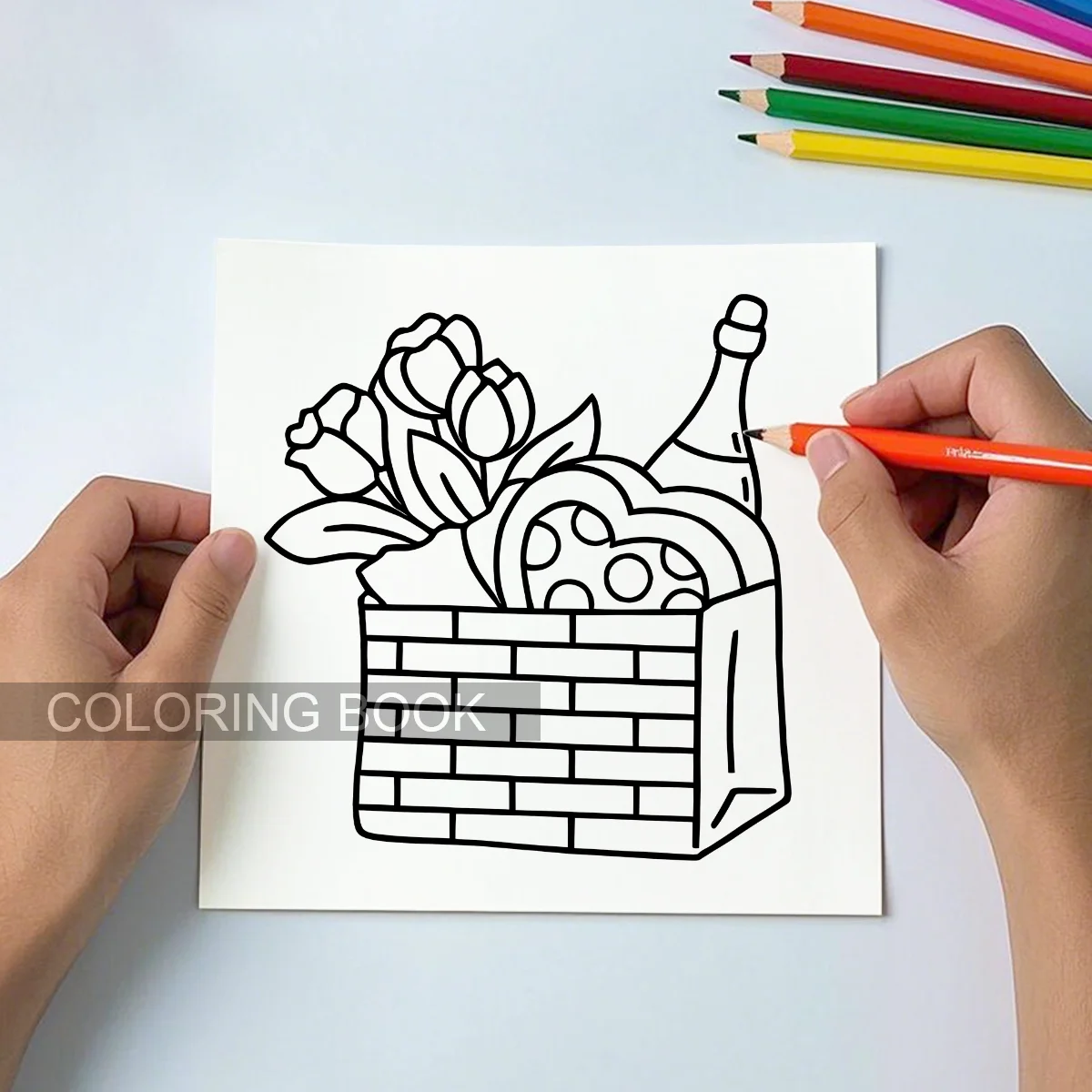 كتاب تلوين أنماط جريء وسهل من COZY VIBES للبالغين، كتاب رسم لطيف، هدية مثالية للحفلات وأعياد الميلاد