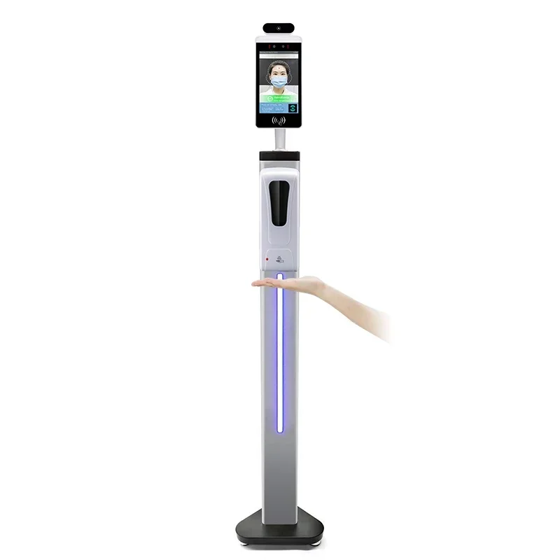 Hot Sale Facial Recognition Thermal Scanner Hand Sanitizer Machine Hands Free Sanitizing Dispenser