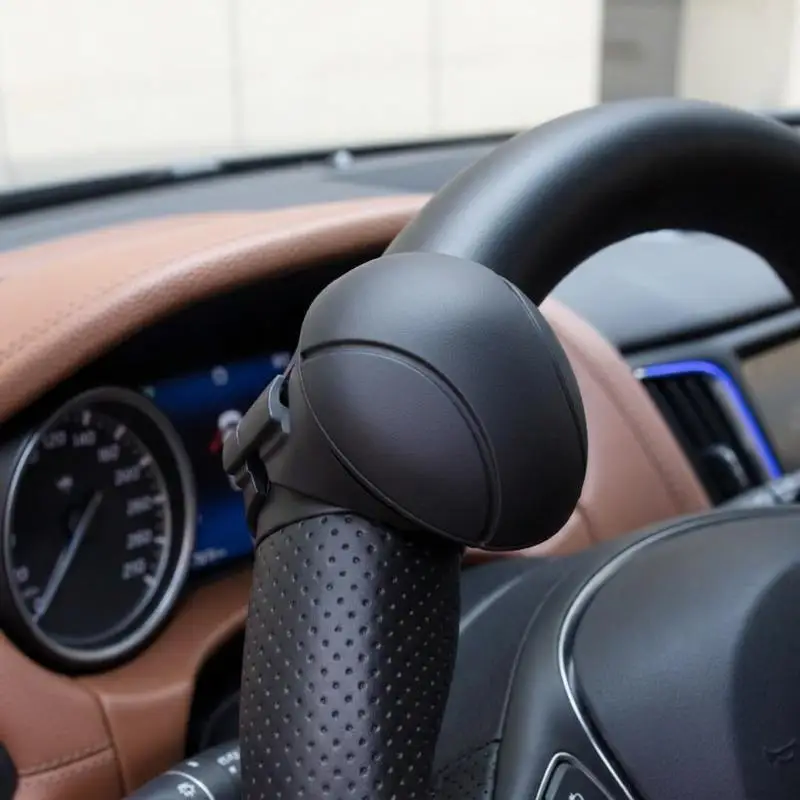 Universal Antislip Silicone Car Steering Wheel Spinner Knob Power Assist Aid Turn Helper for Truck Van Off Road Vehicle