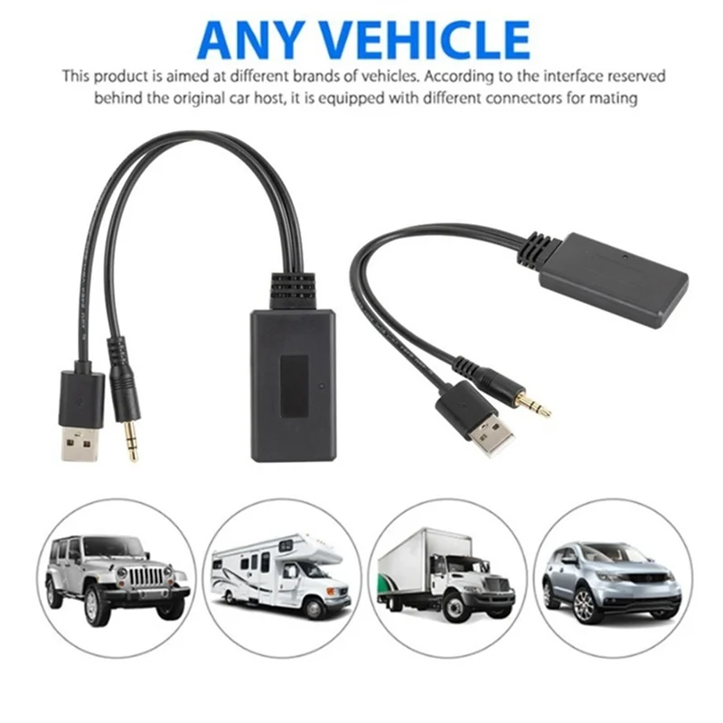 Car Wireless Bluetooth Module Music All Models Receiver Aux E92 for JieRui-BT 5908 Auxiliary Adapter