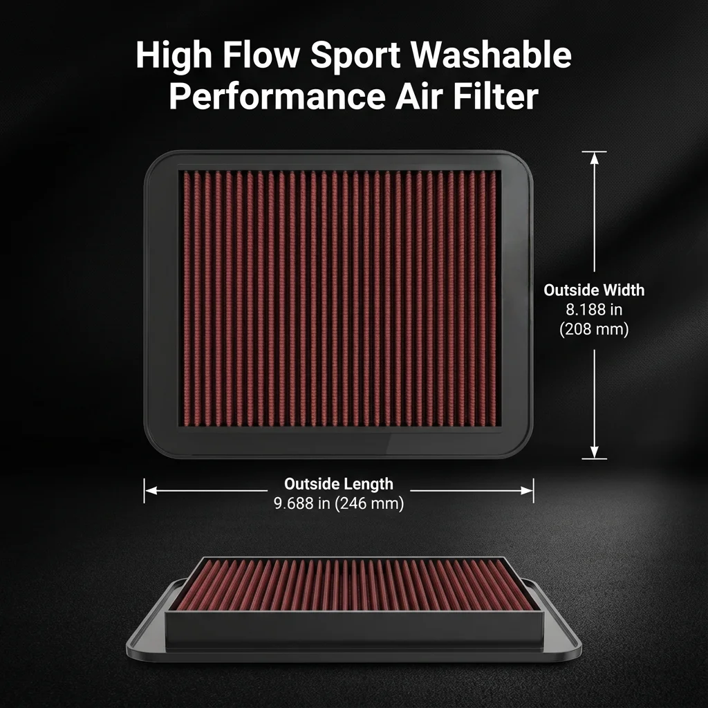 For Toyota Progres Brevis GZG50 Lexus IS300 JCE10 GS300 JZS160 1998-2007 3.0L 2.5L 2JZ 1JZ High Flow Sport Washable Air Filter