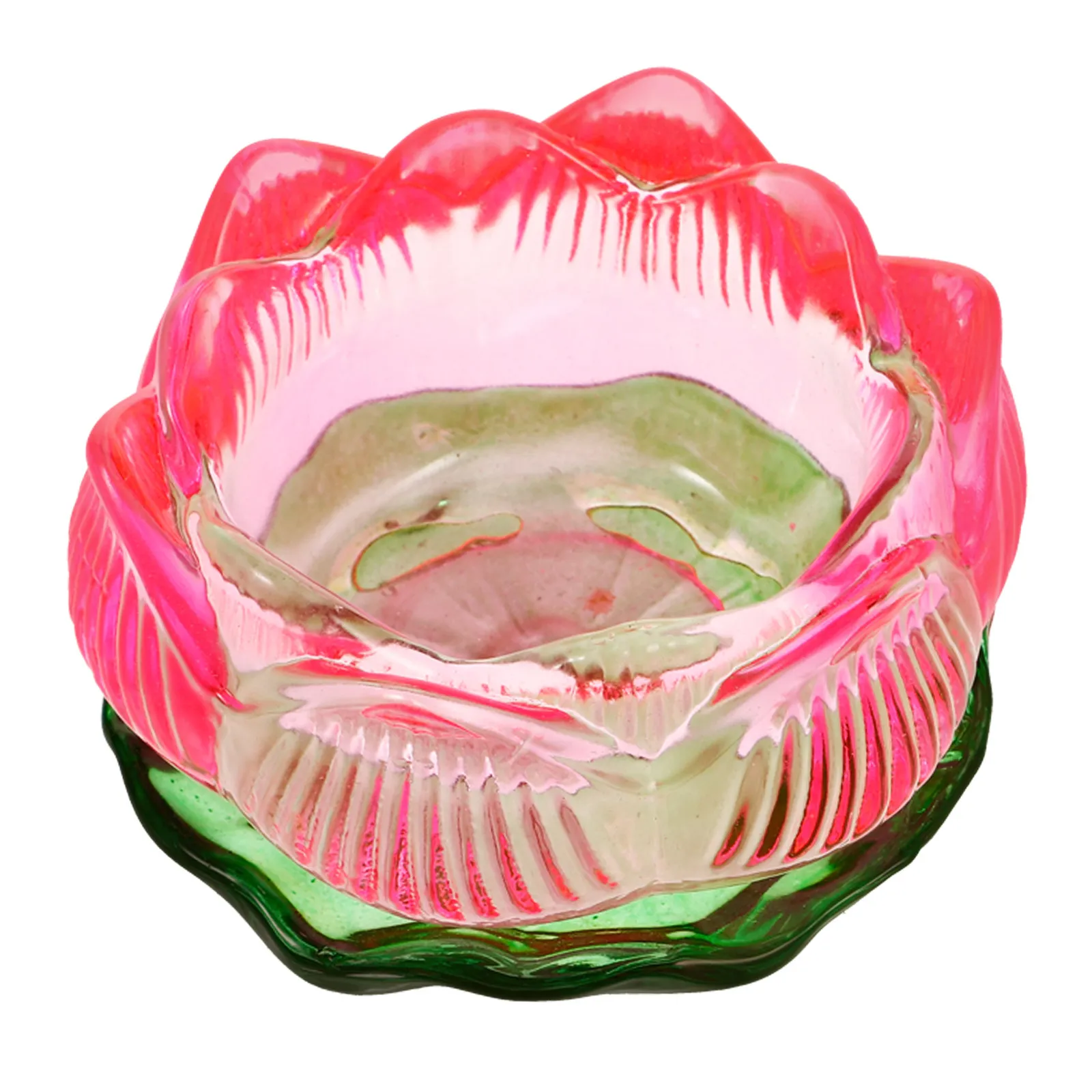 Lotus Flower Tealight Holder Ceramic Lotus Design Smooth Surface Elegant Home Decor Table Centerpiece Living Room Bedroom