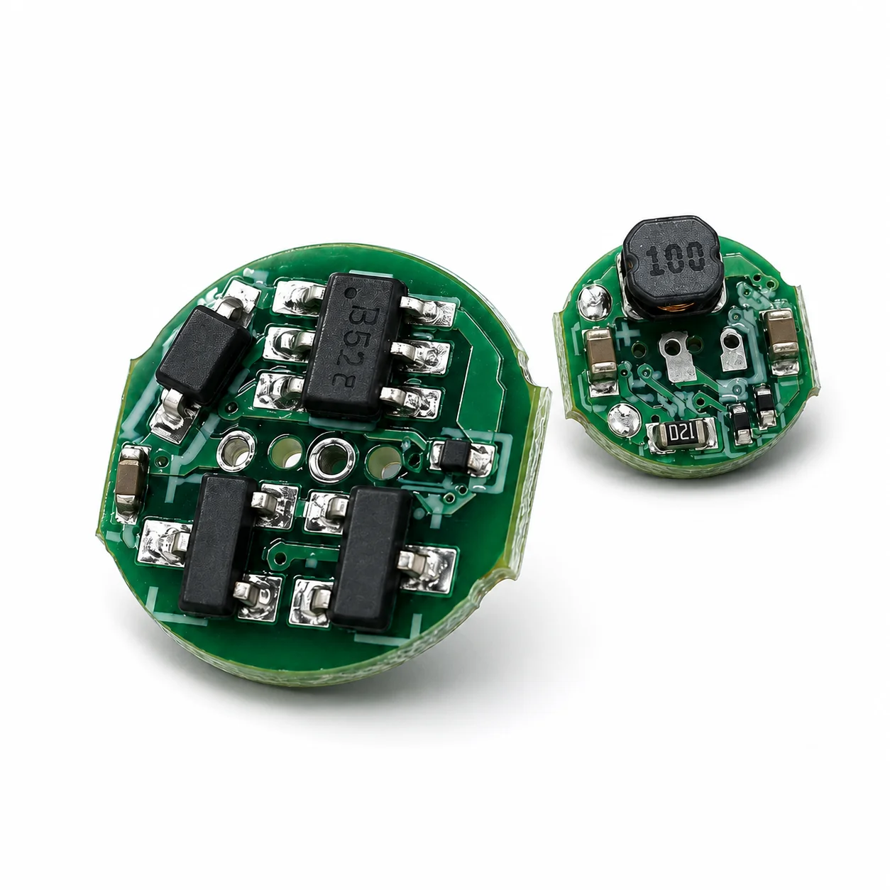 Green Sealed Tube PCB Board Driver Circuit Module for Tools Instruments Equipment Parts Accessories Compact Round PCB ZhonNa 9mm