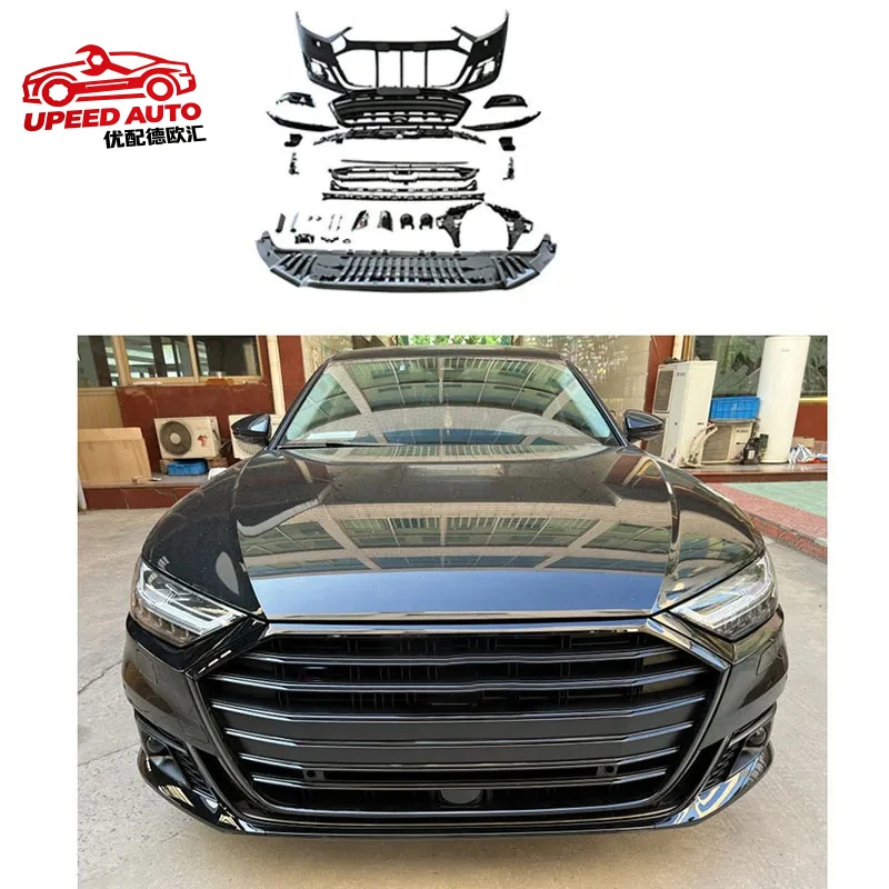 

Suitable for STLF S8 Style Car A8 Bodykit S8 D5 Modification S8 Front Grill Rear Diffuser A8 Bumper 2019 2020 2021 2022
