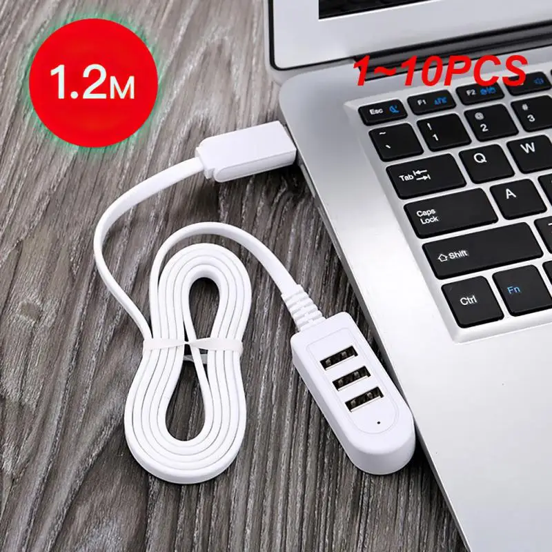 1~10PCS 3 Port Usb Hub Usb 3 Splitter For Data Charging Usb Charger Hub Laptop Pc Computer Accessories Usb Cable Extend Adapter