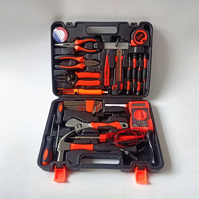 

Suitable for set tools Telecom combination toolbox 33-piece combination multimeter screwdriver toolbox