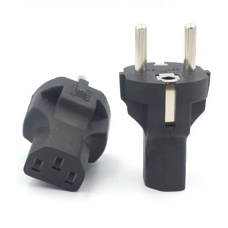 

A13E-EU To IEC320 C13 Power Adapter EU 2 Pin To PDU/UPS Conversion Plug EU Male To IEC320 C13 Female AC Plug EU Plug