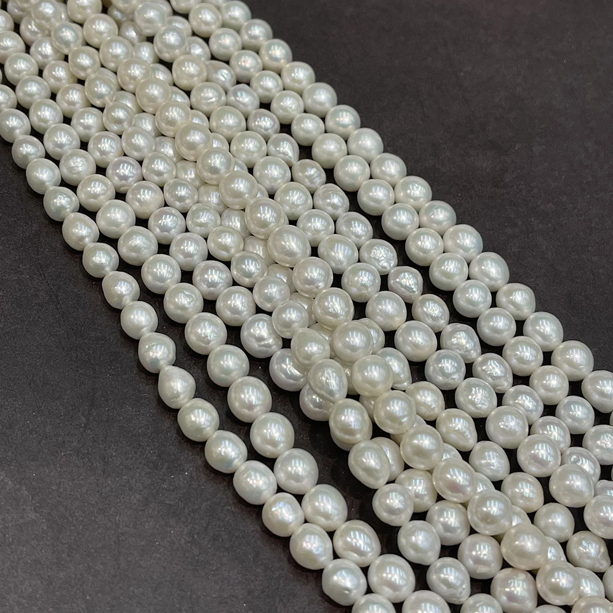 DIY Kernperle Natürliche Süßwasserperle 9-11mm für Schmuckherstellung DIY Halskette Armband Ketten Ohrringe Zubehör – Detail 4