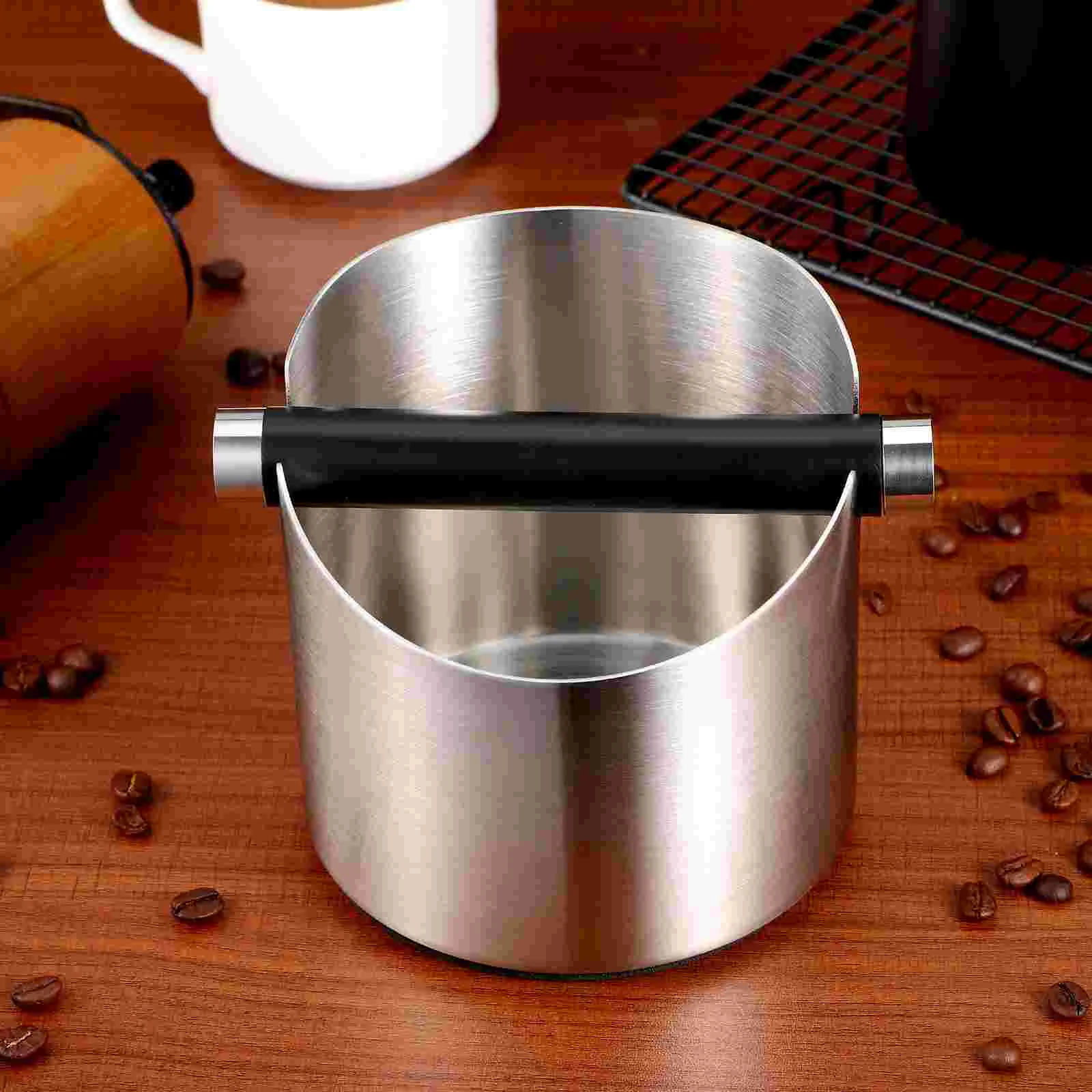 Coffee Grounds Bucket Powder Container Italian Espresso Bin Tea Versatile Trash Can Machines