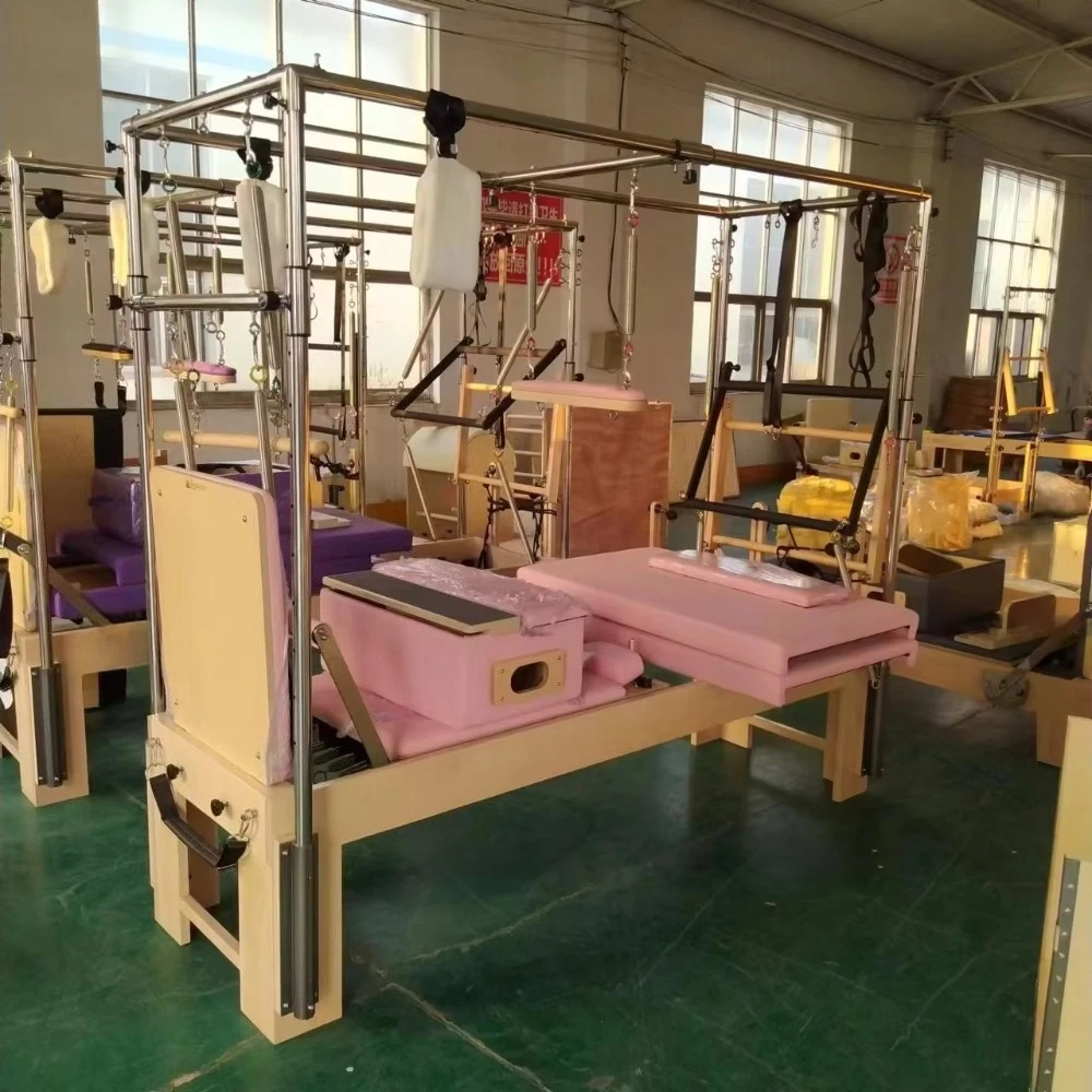 

Hot Selling Durable Adjustable Solid Wood wooden tower Pilates Reformer Yoga Studio Pilates equipment