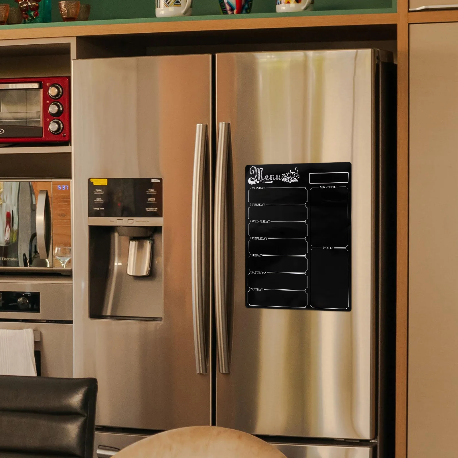 

Magnetic Meal Planner Undated Weekly Meal Calendar Notepad for Fridge Daily Diet Menu Organizer Grocery List Reminder Board