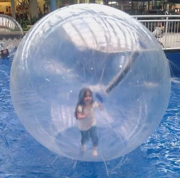 2m Dia Water Ball Water Pool Ball Transparent Water Zorb Ball For Human Inside Water Game Dancing Water Walking