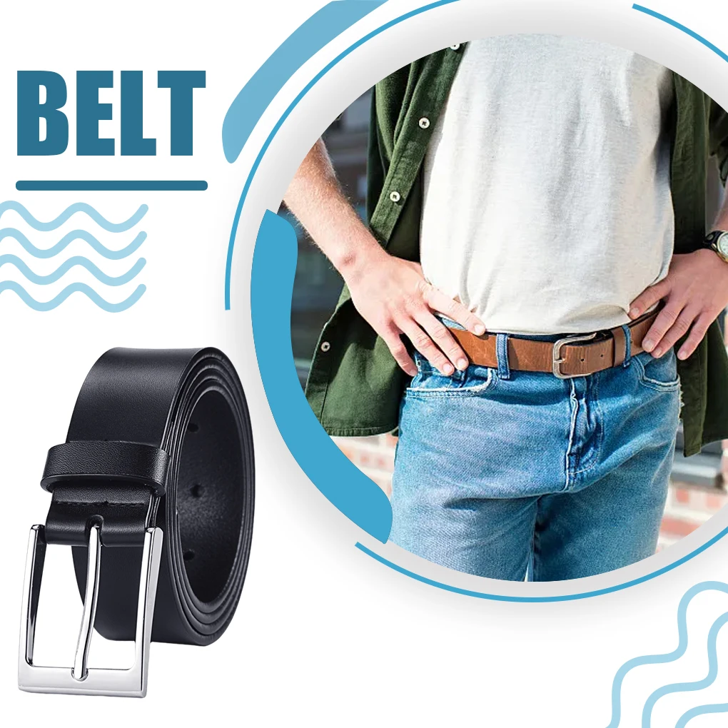 

Dress Belt For Men - Comfortable And Reliable Made Cow Leather Wide Application Mens Belts Durable