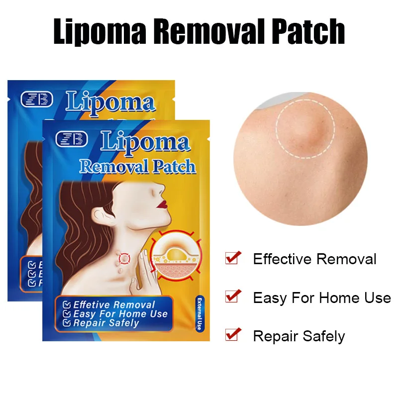 6-12pc ZB Lipoma Remove Stickers Fat Mass Lipoma Remove Chinese Herbal Plasters Stickers And Body Hard Block Anti-Sticking Cream