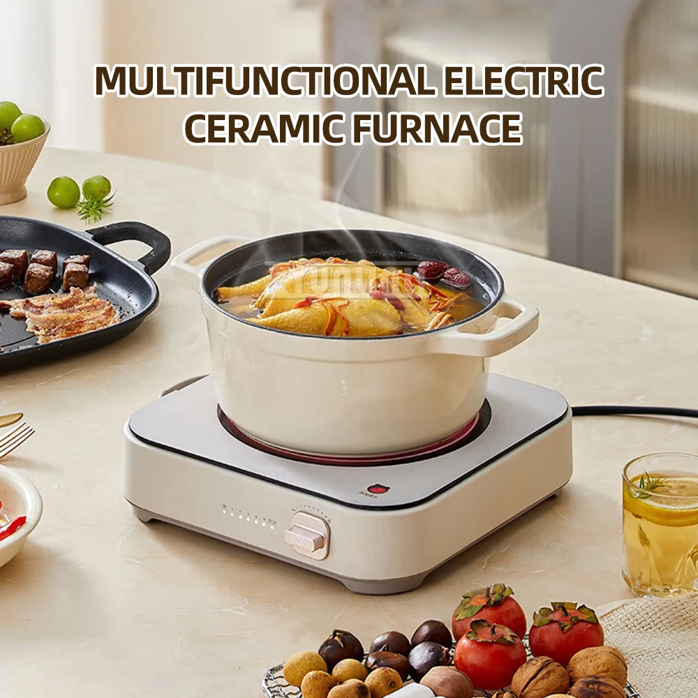 

Household Electric Induction Cooker Multi-function BBQ Machine Frying Pan Portable Electric Pottery Furnace