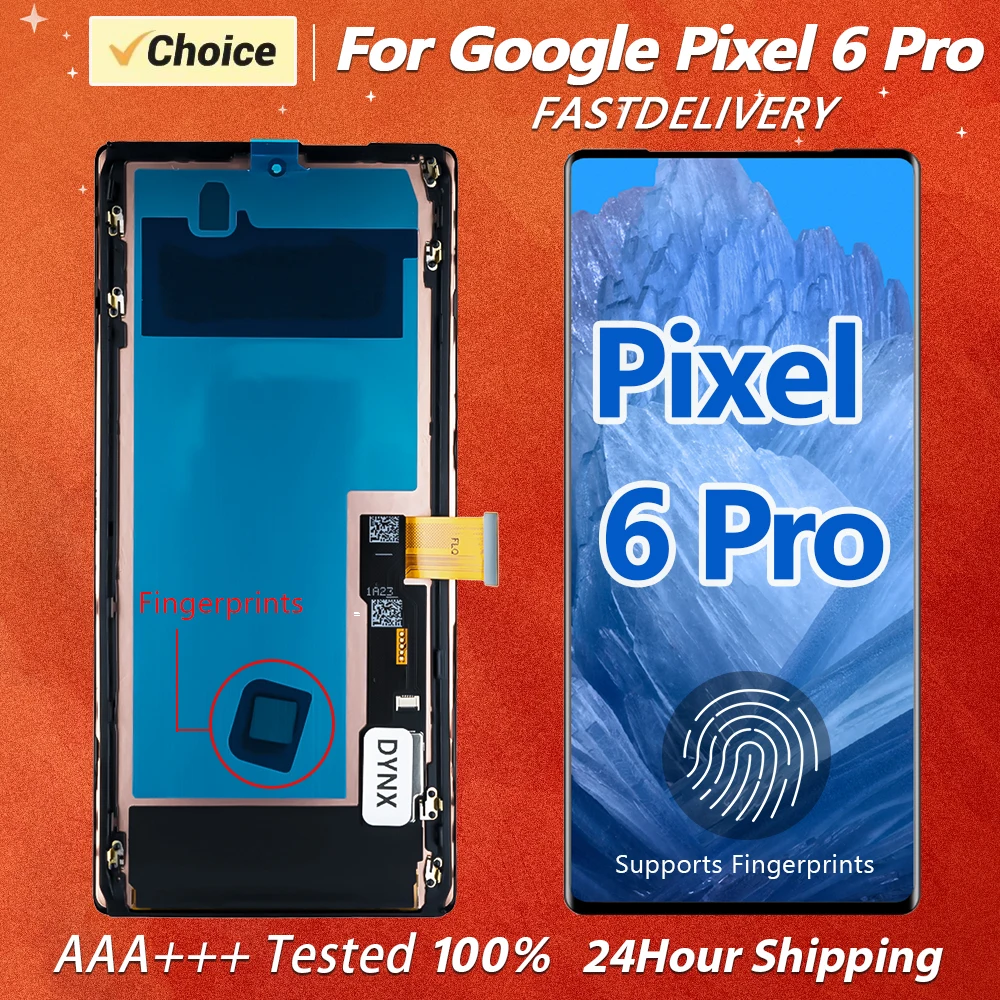 67''-amoled-display-for-google-pixel-6-pro-for-gluog-g8vou-lcd-with-bracket-display-touch-screen-digitizer-assembly-replacement