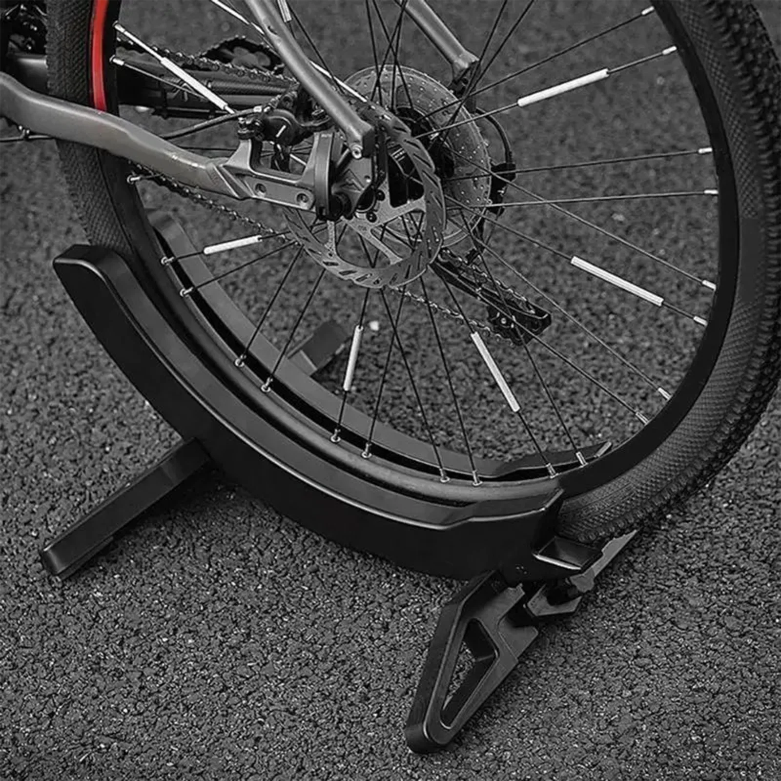 

Adjustable Bike Parking Rack Floor Bike Rack MTB Road Bike Display Rack Bike Support Rack for Home Garage and Parking Space