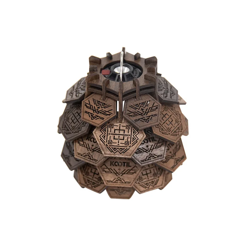 

Multifunctional outdoor camping adaptation GZ camping atmosphere decoration accessories camp light portable black dog tent light