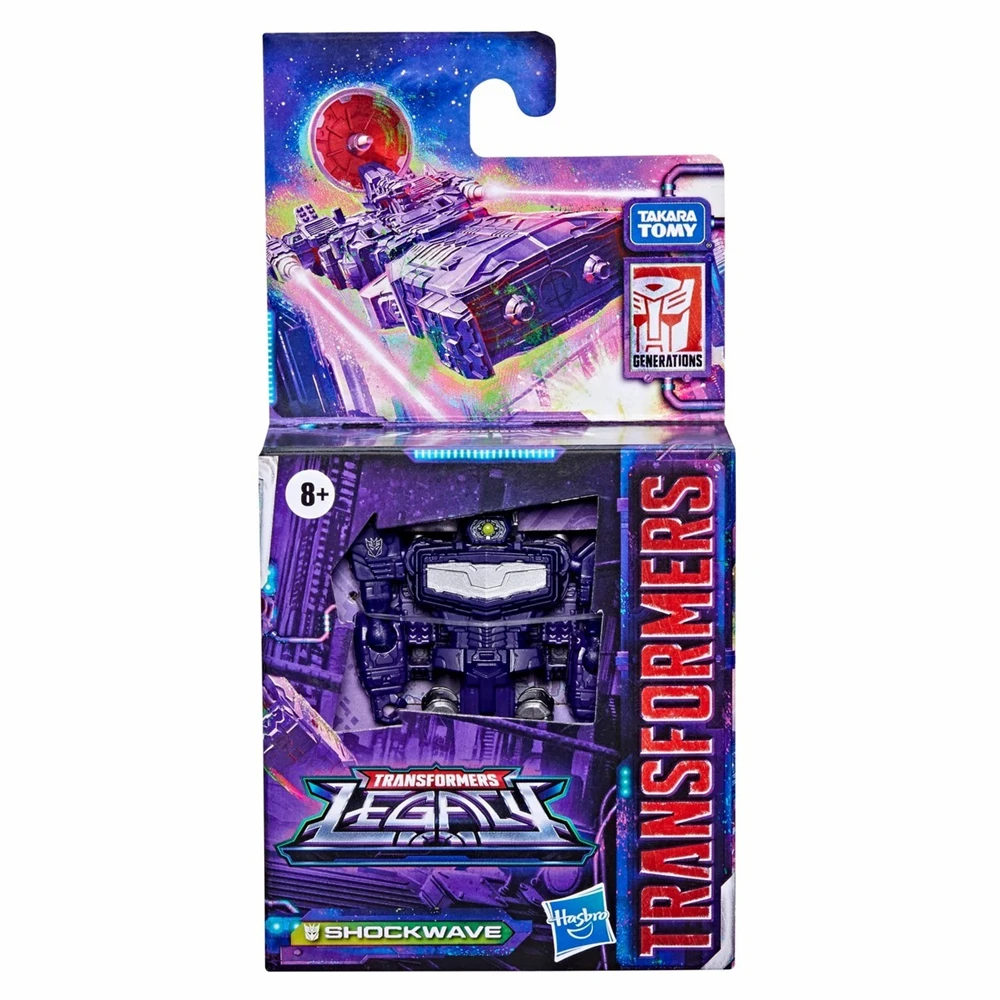 ของเล่น Hasbro Transformers Legacy Core Core Class Shockwave Optimus Prime รูปการกระทําขนาด 3.5 นิ้ว