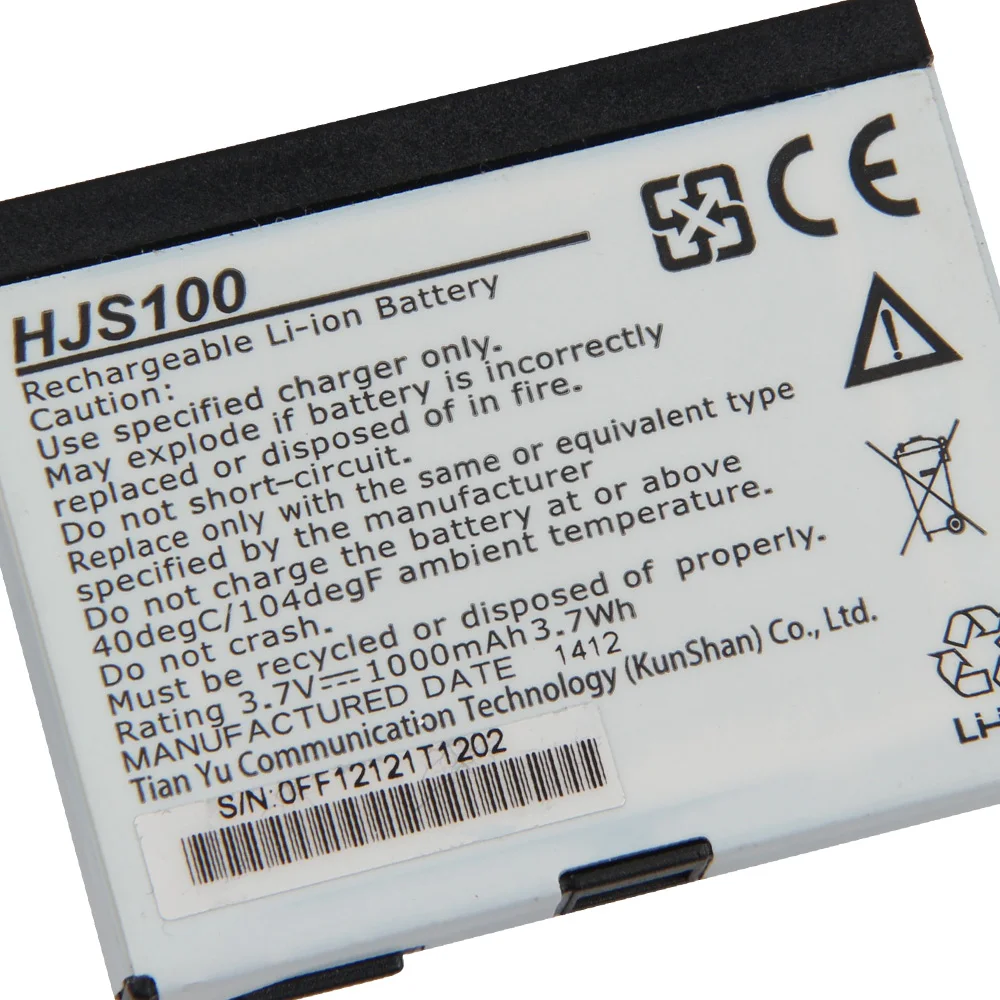 Replacement Battery HJS100 For Becker HJS100 HJS-100 M015 GPS 338937010208 Rechargeable Battery 1000mAh