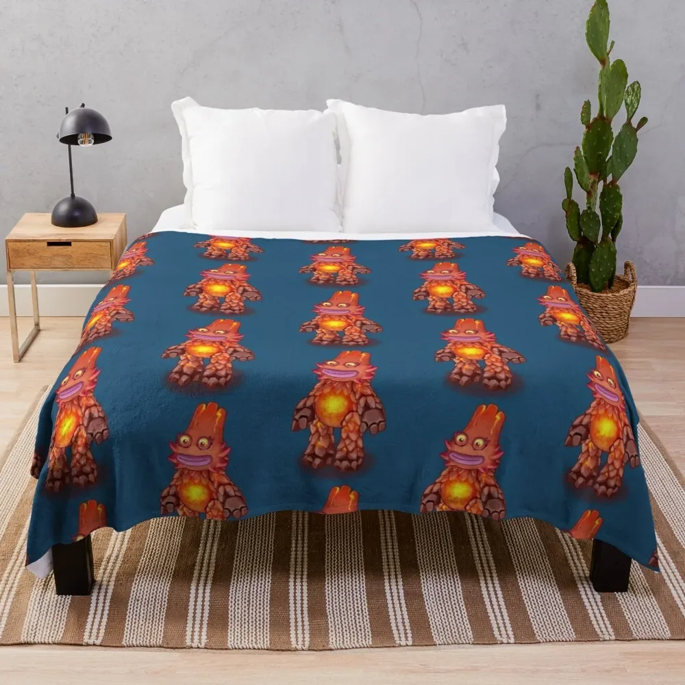 

My Singing Monsters Character Throw Blanket Soft Solid Color Blanket for Couch Bed