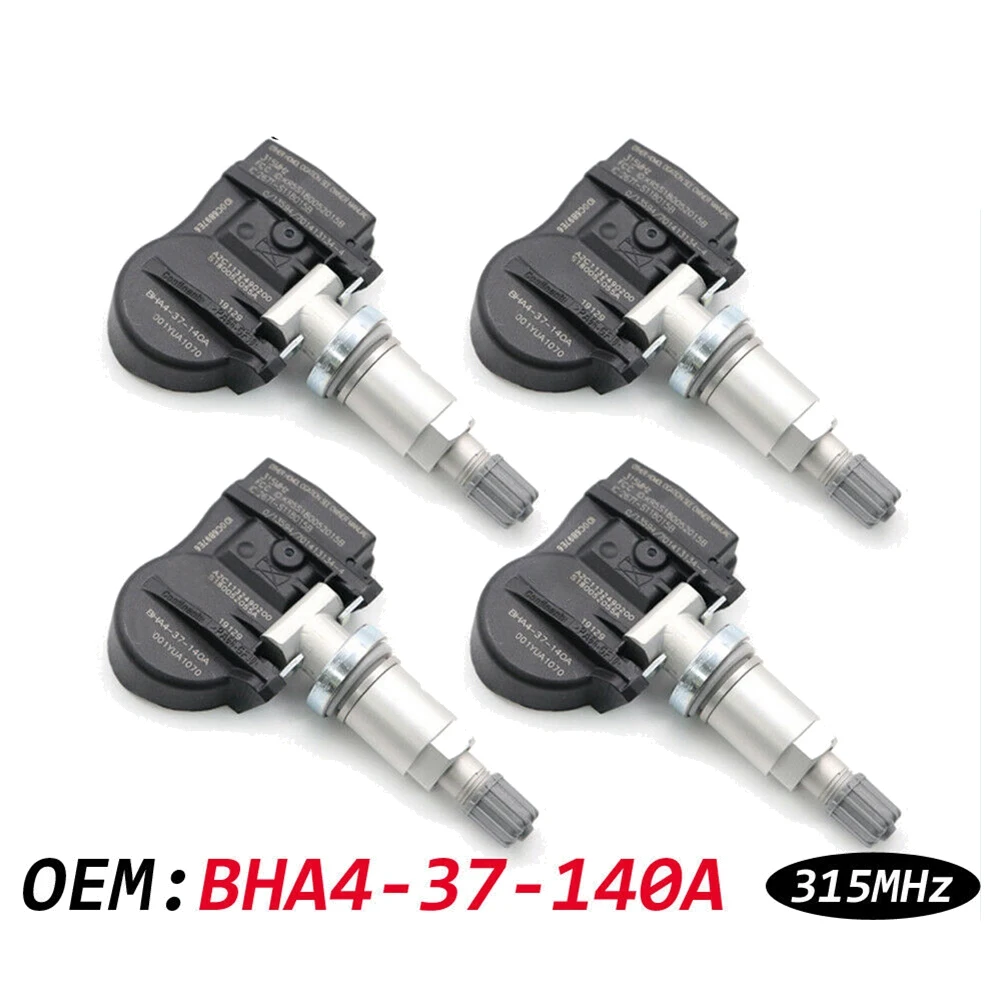 4PCS TPMS Tire Pressure Sensor BHA4-37-140A for 2 3 5 6 -3 -5 -7 -9 MX-5 RX-8 2004-2020