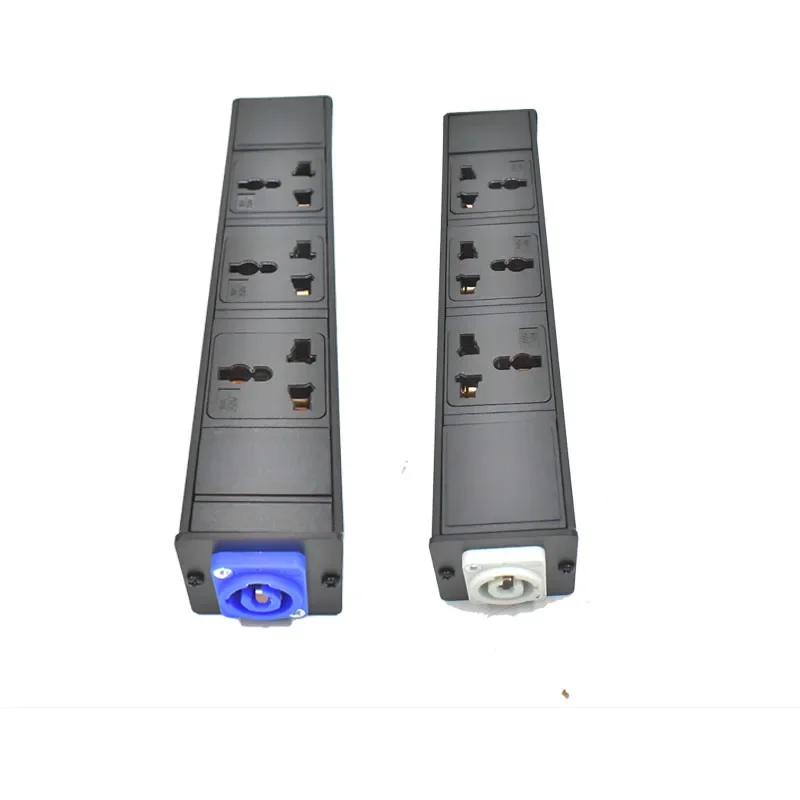 PDU Power Strips Schuko Powerlink box NAC3MPA NAC3MPB input/output 3P Aviation plug 1-9 AC 10A universal SOCKET wireless