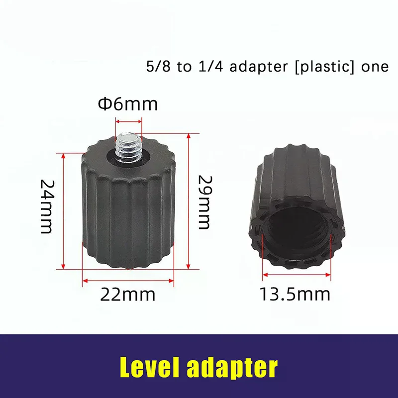 5/8 ''إلى ذكر 1/4" محول ل 1/4 موضوع خط الليزر هيئة التصنيع العسكري حامل محول 5/8 ذكر المسمار الموضوع محول ل بوم الذراع كاميرا ترايبود #5