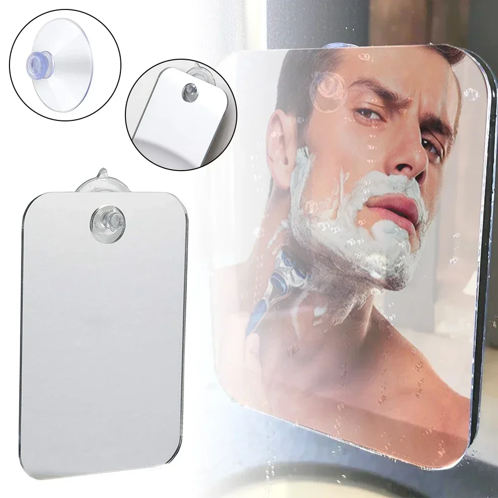 Makeup Mirror Bathroom Shower Mirror Pocket Travel Makeup Tools Women Hand Mirror Face Shave Accessories For Men Washing Shaving