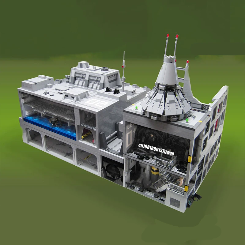 새로운 12864PCS 유명한 우주 영화 MOC 외계인 LV-426 해들리의 희망 장면 모델 DIY 창의적인 아이디어 ChildToy BirthdayGift 블록 벽돌