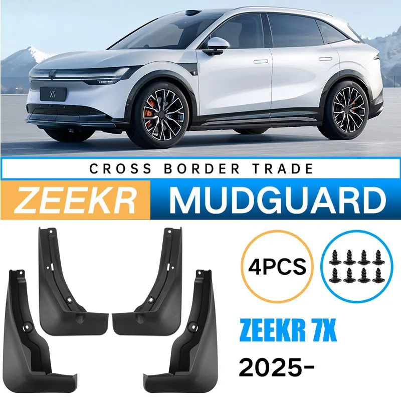 

Mudflaps Mudguards Fit for Zeekr 7X 2025 Mudguards Tire Fenders Mud Flaps Wheel Guards Accessories 4x Tyre Anti-splash