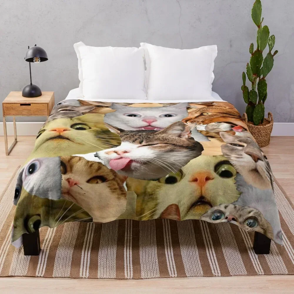 

Cats Throw Blanket