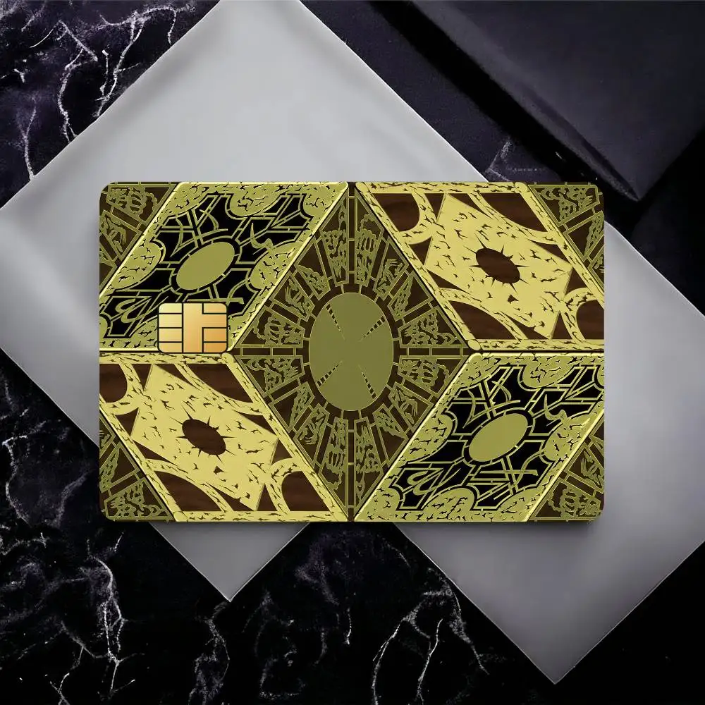 Lament Configuration Credit Card Skin Stickers For Bank Card Bus Metro Card Sticker Waterproof Gift